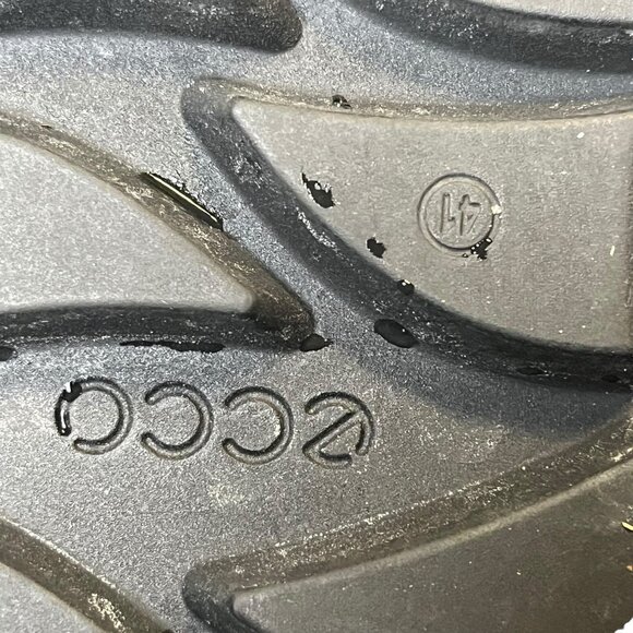 Ecco Nouvelle Lace Up Womens Sneakers Shoes Limestone Leather Size 41 US 10-10.5 - Picture 9 of 11